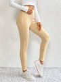 Solid Thermal Lined Leggings