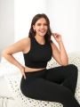 Yoga Future Plus Size Women'S Round Neck Sports Bra