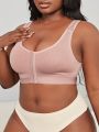 Plus Hook And Eye Front Bra