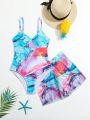 Girls' (big) One-piece Swimsuit, Random Print