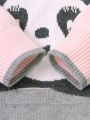 Girls' (toddler) Cartoon Panda Pattern Sweater