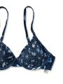 SHEIN Swim Vcay Floral Smocked Underwire Bikini Top