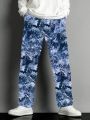 Men's Plus Size Digital Print Cargo Pants