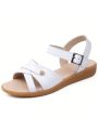 Womens Sandals Comfortable Open Toe Casual  Sandals Hook and Loop Summer   Sandals