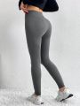 SHEIN Essnce High-waisted Insulated Stretchy Leggings