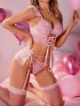 Lace-Up Sexy Women's Lingerie Set