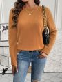 Women's Solid Color Casual Sweater