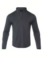 Fitness Solid Color Men's Sports Jacket