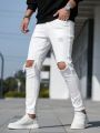 Men's Distressed Denim Pants