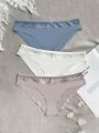 Women'S Seamless Triangle Pure Color Panties