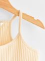 SHEIN Kids EVRYDAY Girls Rib-knit Cami Top