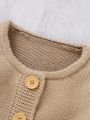 Infant A-line Hem Button Front Cardigan