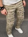 Manfinity EMRG Men'S Camouflage Printed Frayed Hem Jeans