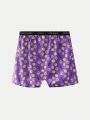 Men'S Cartoon Face Printed Boxer Shorts