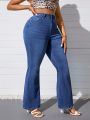 Plus Size Women'S Flare Jeans