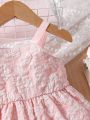 Baby Jacquard Cami Dress