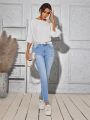 Light Blue Skinny Stretch Denim Pants