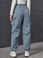 Teen Girl Flap Pocket Side Cargo Pants