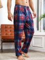 Men's Plaid Home Wear Pants