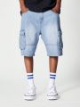 SUMWON Denim Cargo Short