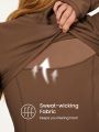 GLOWMODE AirPlush Zip Pocket Hoodie Top