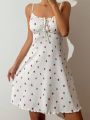 Women's Strawberry Printed Cami Sleep Dress