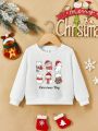 Boys Baby Christmas Print Sweatshirt