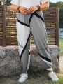 Plus Size Women'S Color Block Jogger Pants