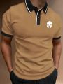 Manfinity Homme Men's Color-block Polo Shirt With Contrast Trim