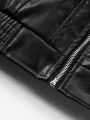 Manfinity LEGND Men's Flap Pocket Zipper Front Jacket