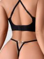 Women's Thong Bodysuit With Chain Details