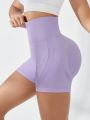 Yoga Basic Women's Wide Waistband Sports Shorts