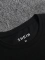 Men Slogan Graphic Tee