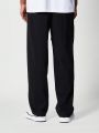 SUMWON Straight Fit Pinstripe Drawstring Trouser