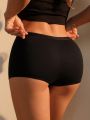 SHEIN 3pcs Solid Boyshorts