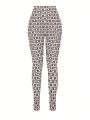 Plus Size Full Print Leggings