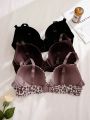 Set Of 3 Plus Size Underwire Bras