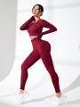 Yoga Basic Seamless High Elasticity Women's Sports Set