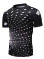 Manfinity Men Allover Geo Print Tee