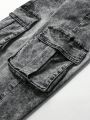 Young Boy Flap Pocket Side Cargo Jeans