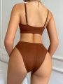 French Seamless Women'S Underwear Set