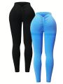 Yoga Basic Women's Ruched Butt Workout Leggings