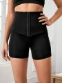 Yoga Basic Breathable Softness Hook And Eye Strap Shorts