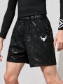 Teen Boys' Geometric & Letter Printed Athletic Clothing