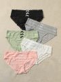 Plus 5pack Bow Front Panty