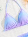 Tween Girl Gradient Swimsuit Set