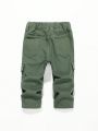 Infant Boys' Solid Color Utility Style Jeans