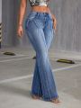 SHEIN ICON Vintage Flared Jeans