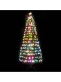 7.5FT Fiber Optic Christmas Tree with 260 LED Lamps & 260 Branches