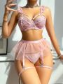 Women'S Sexy Lacy Hollow Out Lingerie Set